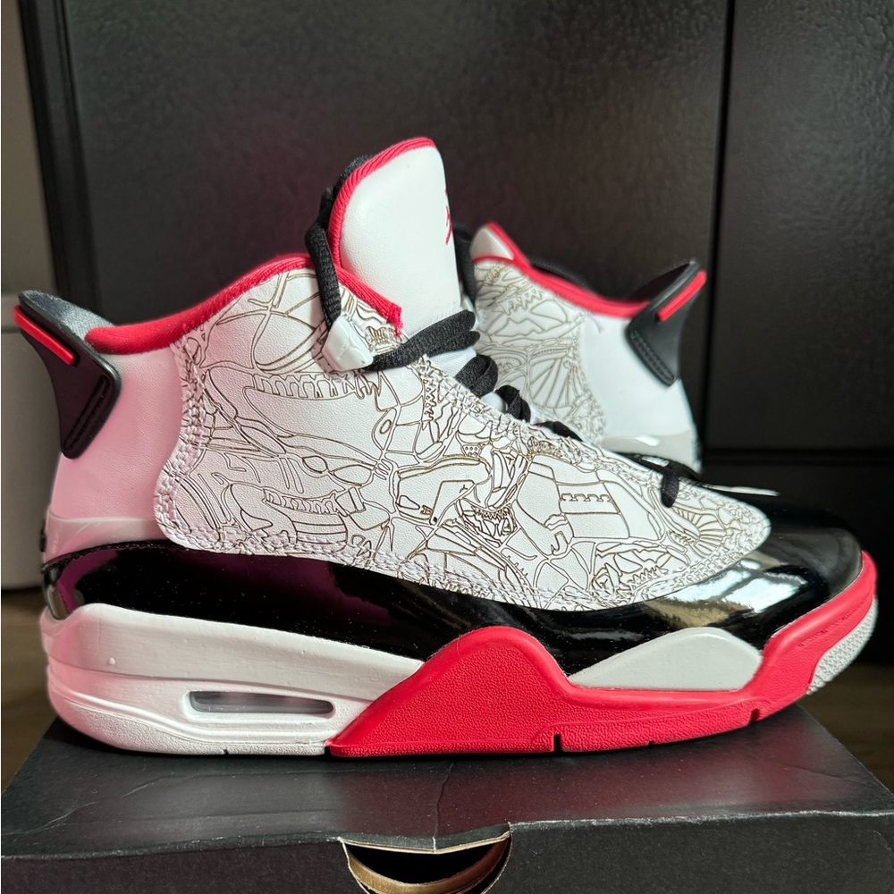 Air Jordan Dub Zero White Varsity Red